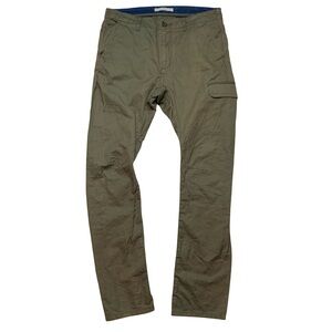 Outerknown Rover Pant Organic Cotton Hemp Mens Size 32 x 33 Green